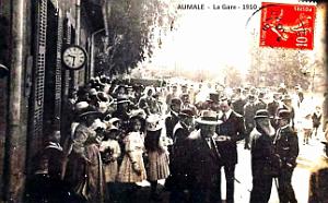 Aumale - Gare - 1910